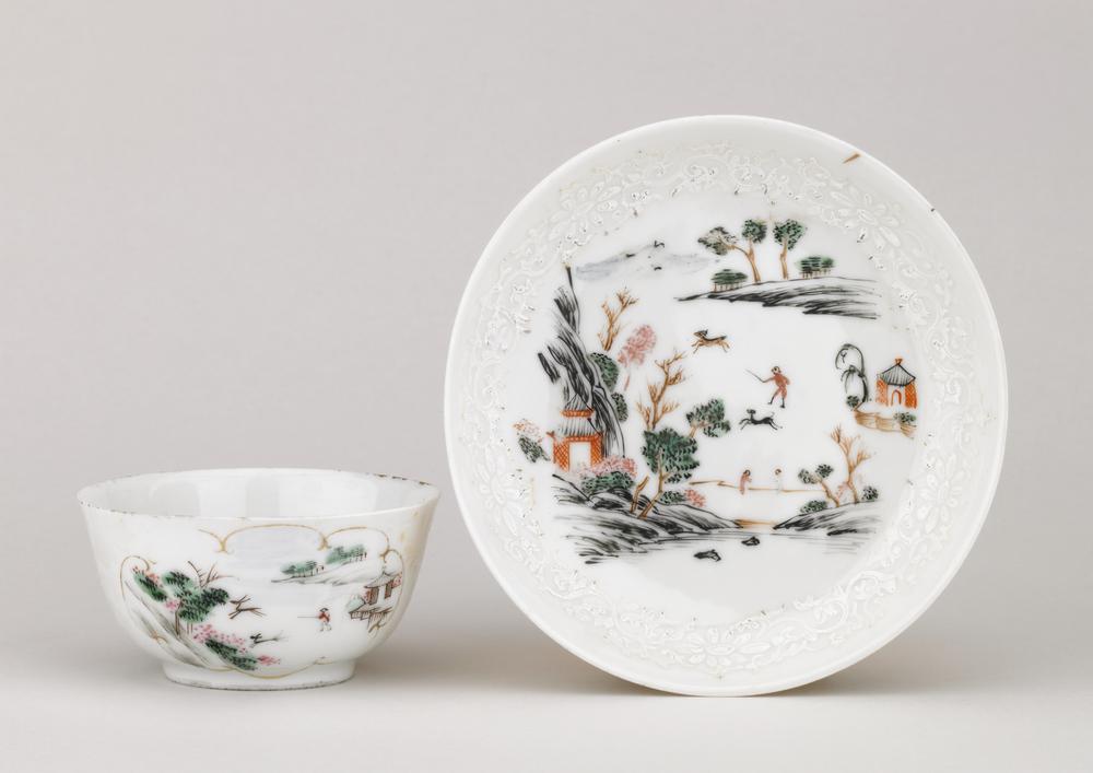 图片[1]-cup; saucer BM-Franks.606.+-China Archive